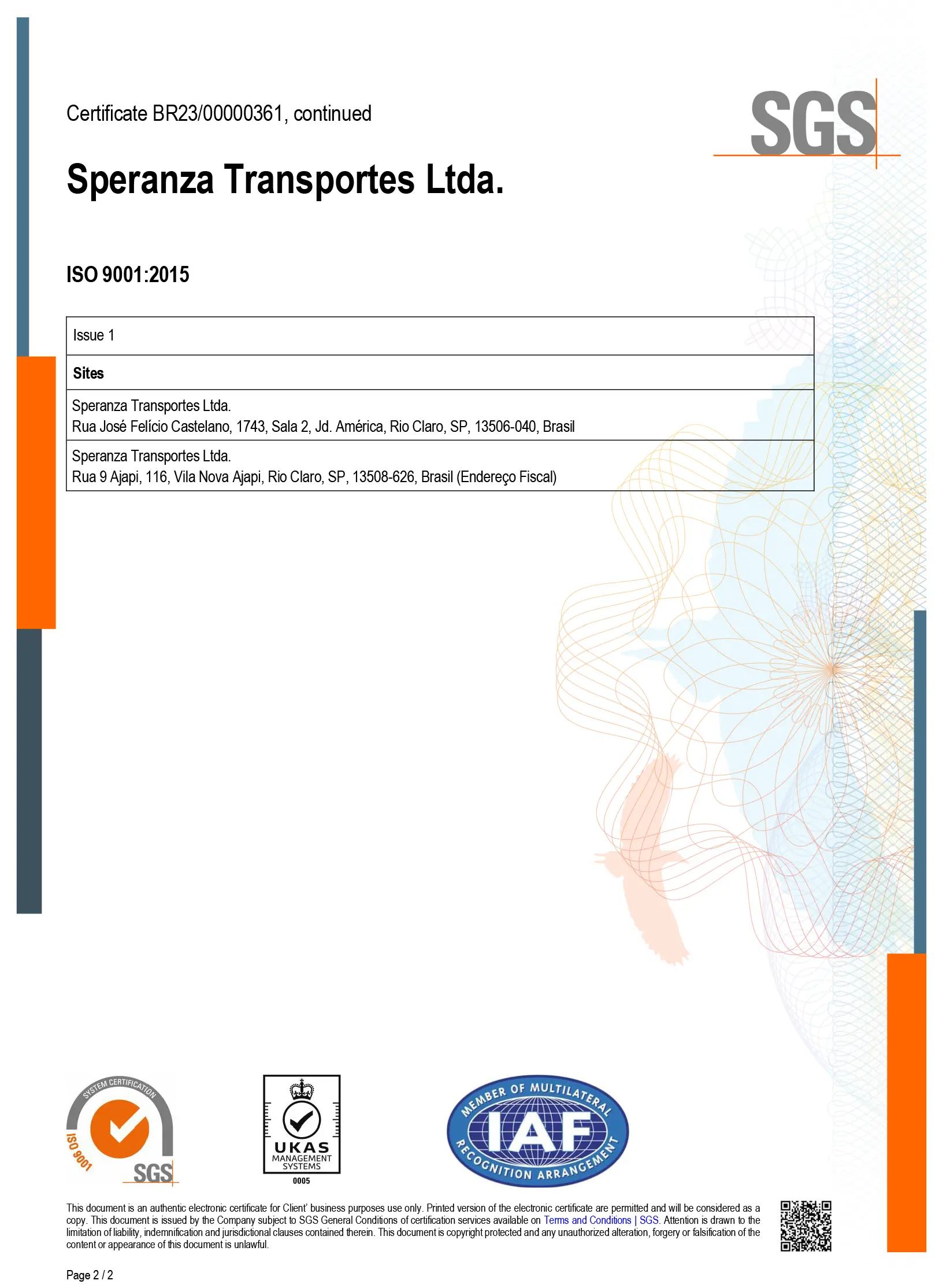 Certificado Genérico 2